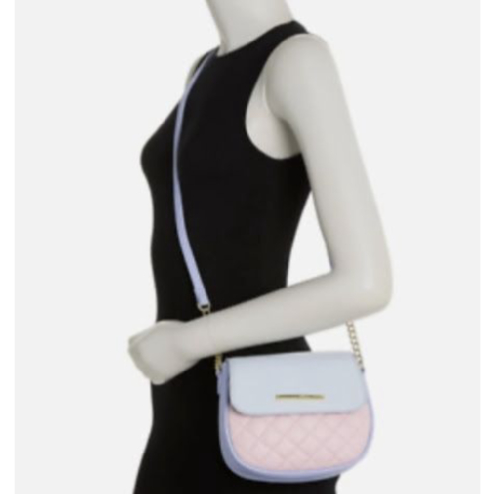 Luv Betsey Johnson Satchel  Messenger COLOR BLOCK Handbag Crossbody   Purse